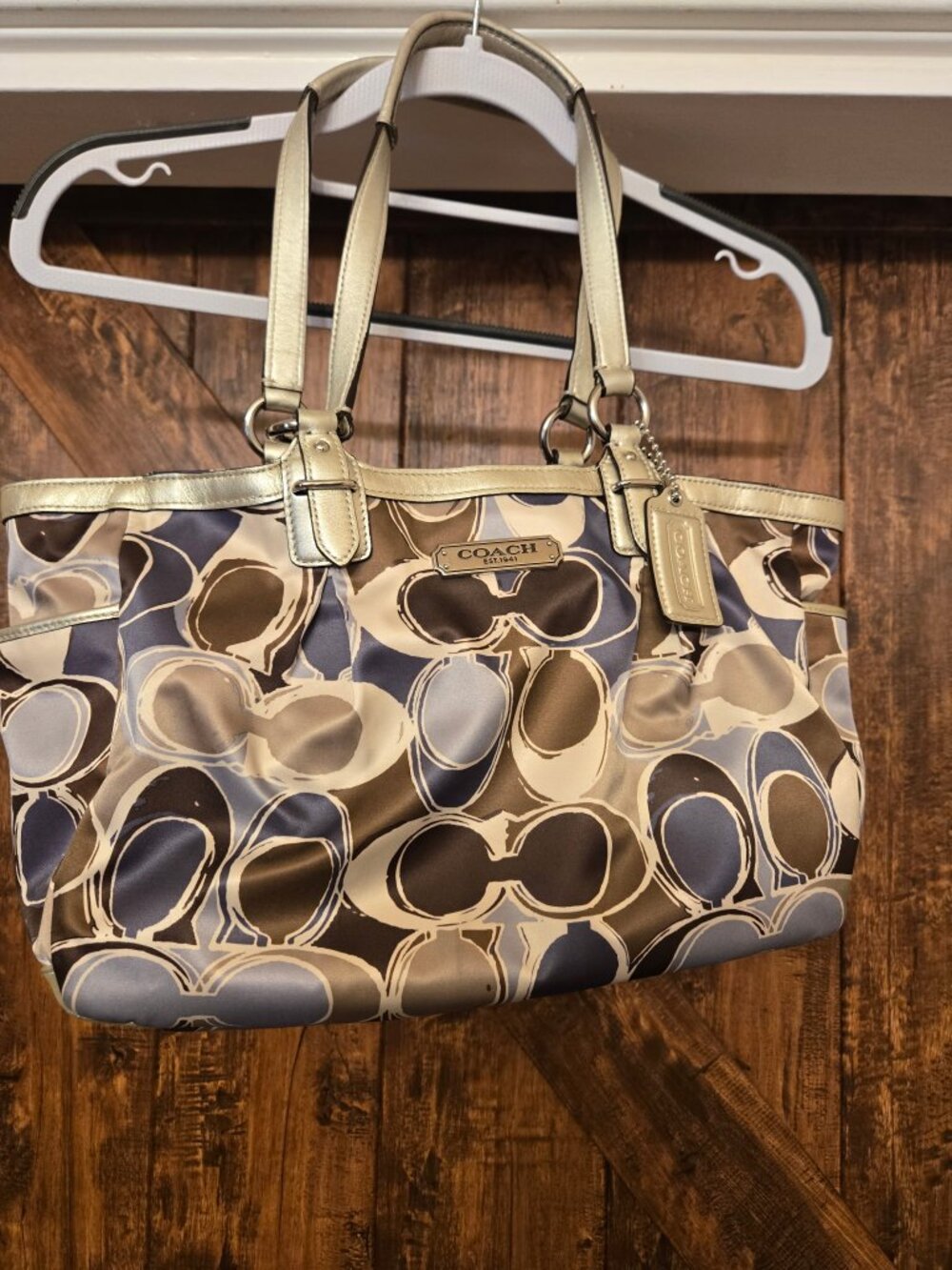 Coach Shades of Color "C" Tote Purse